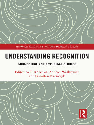 cover image of Understanding Recognition